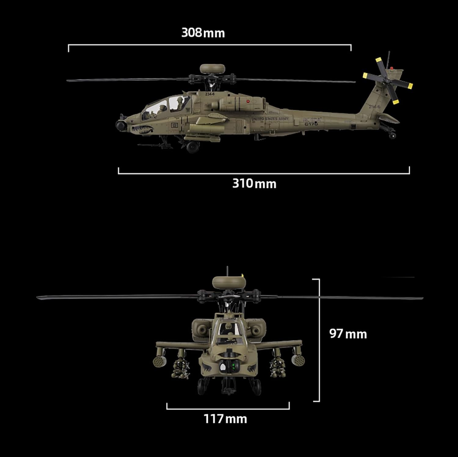 طائرة هليكوبتر تحكم عن بعد 310 - مراجعة Rc Helicopter Gyro وسعره