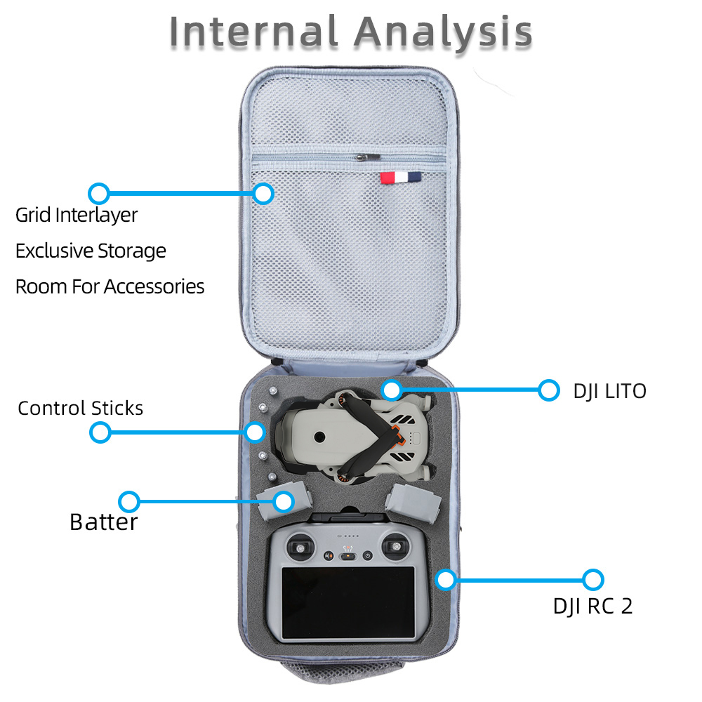 حقيبة كتف محمولة لـ DJI Lito 1 - مراجعة Rc Helicopter Bag وسعره