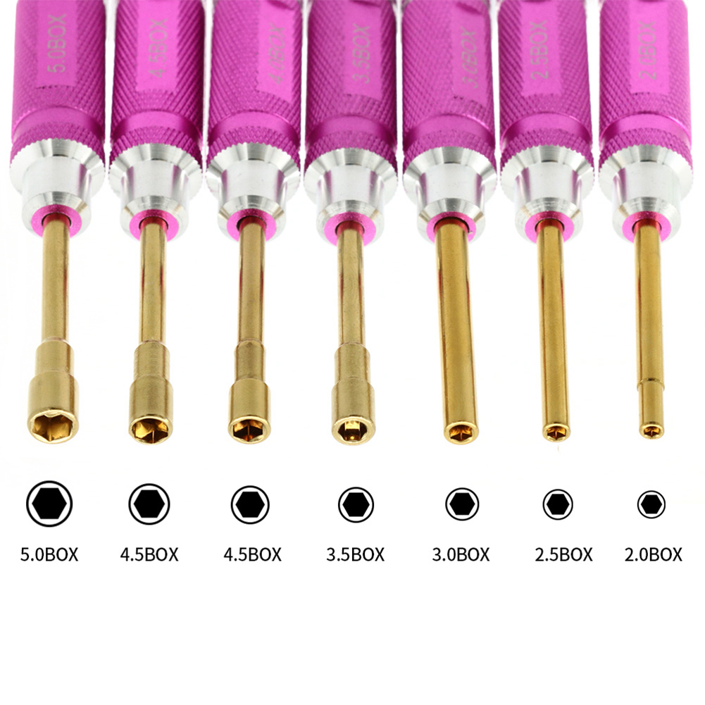 طقم مفكات سداسية الشكل 7 قطع 2 - مراجعة Rc Helicopter Tool Kit وسعره